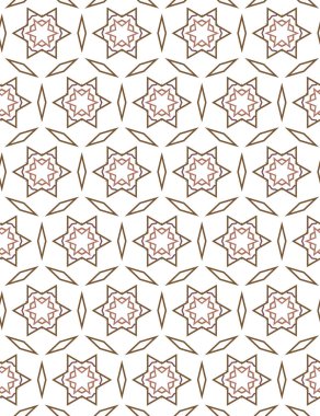 Modern geometrik vektör tasarımı, kusursuz desen çizimi