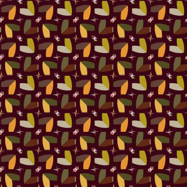 Modern geometrik vektör tasarımı, kusursuz desen çizimi