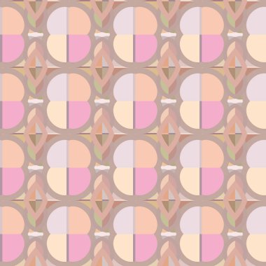 Soyut geometrik şablonun vektör çizimi