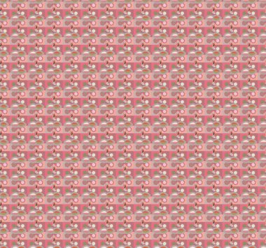 Modern geometrik vektör tasarımı, kusursuz desen çizimi