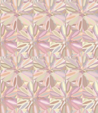 Modern geometrik vektör tasarımı, kusursuz desen çizimi