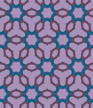 Modern geometrik vektör tasarımı, kusursuz desen çizimi