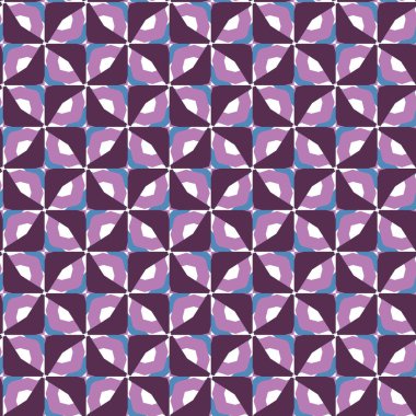 Kusursuz geometrik süslemeli desen, soyut illüzyon arka planı