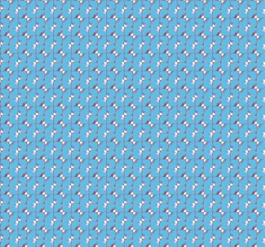 Modern geometrik vektör tasarımı, kusursuz desen çizimi