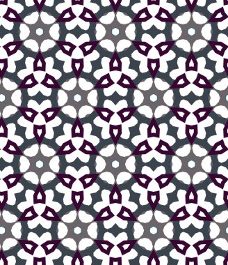 Modern geometrik vektör tasarımı, kusursuz desen çizimi