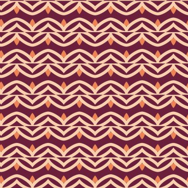 Modern geometrik vektör tasarımı, kusursuz desen çizimi