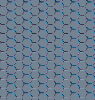 Soyut arkaplan ile kusursuz geometrik süsleme deseni