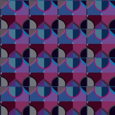 Soyut geometrik şablonun vektör çizimi