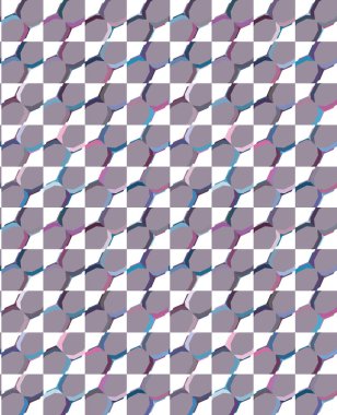 Modern geometrik vektör tasarımı, kusursuz desen çizimi