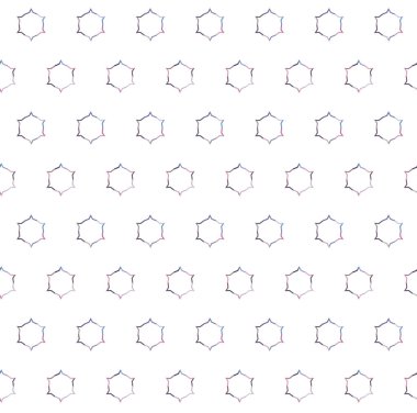 Modern geometrik vektör tasarımı, kusursuz desen çizimi