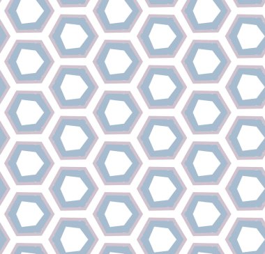 Modern geometrik vektör tasarımı, kusursuz desen çizimi