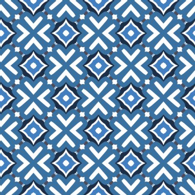 Modern geometrik vektör tasarımı, kusursuz desen çizimi