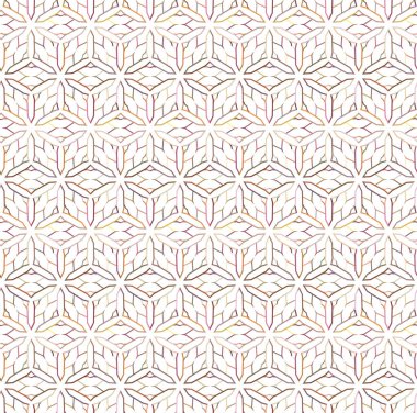 Modern geometrik vektör tasarımı, kusursuz desen çizimi