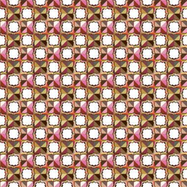 Modern geometrik vektör tasarımı, kusursuz desen çizimi