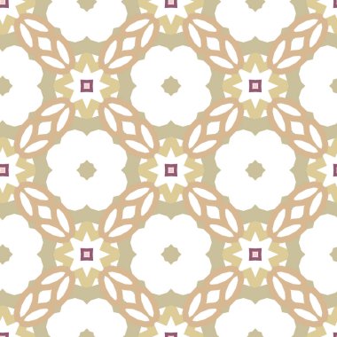 Modern geometrik vektör tasarımı, kusursuz desen çizimi