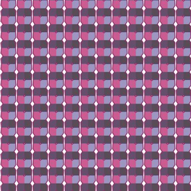 Kusursuz geometrik süslemeli desen, soyut illüzyon arka planı   