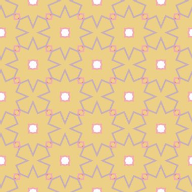 Modern geometrik vektör tasarımı, kusursuz desen çizimi