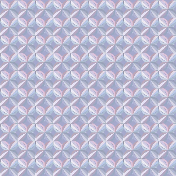 Motif Ornemental Géométrique Sans Couture Fond Illusion Abstraite — Image vectorielle