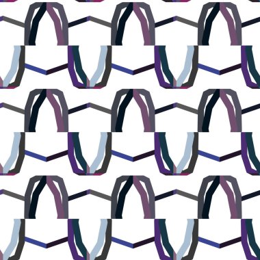 Modern geometrik vektör tasarımı, kusursuz desen çizimi