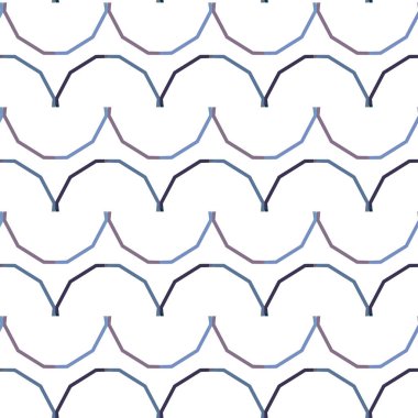 Modern geometrik vektör tasarımı, kusursuz desen çizimi
