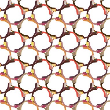 Soyut arkaplan ile kusursuz geometrik süsleme deseni