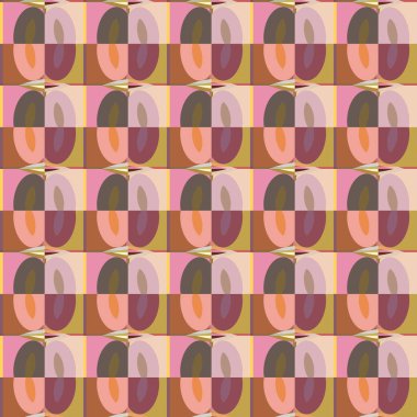 Kusursuz geometrik süslemeli desen, soyut illüzyon arka planı