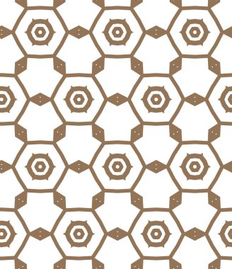 Modern geometrik vektör tasarımı, kusursuz desen çizimi