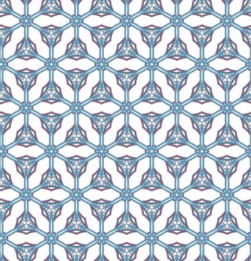 Modern geometrik vektör tasarımı, kusursuz desen çizimi