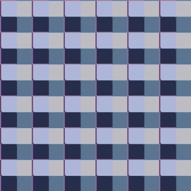 Modern geometrik vektör tasarımı, kusursuz desen çizimi