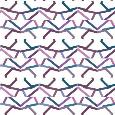 Modern geometrik vektör tasarımı, kusursuz desen çizimi