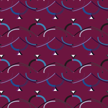 Soyut geometrik şablonun vektör çizimi