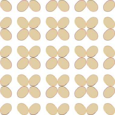 Modern geometrik vektör tasarımı, kusursuz desen çizimi