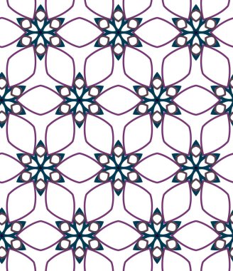 Kusursuz geometrik süslemeli desen, soyut illüzyon arka planı