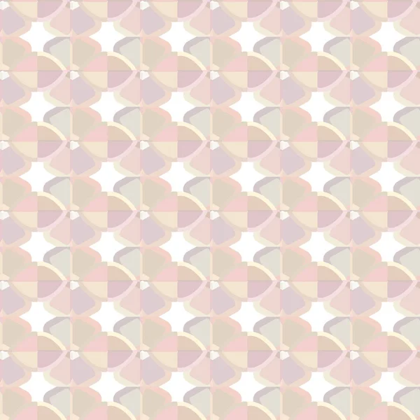 Modello Ornamentale Geometrico Senza Cuciture Sfondo Astratto Illusione — Vettoriale Stock
