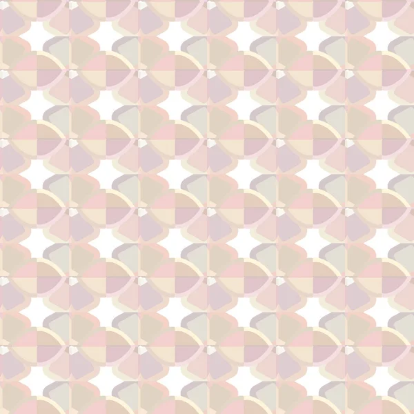 Nahtlose Geometrische Ornamentale Muster Abstrakte Illusion Hintergrund — Stockvektor