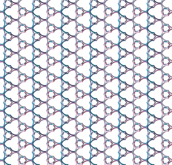 Nahtlose Geometrische Ornamentale Muster Abstrakte Illusion Hintergrund — Stockvektor