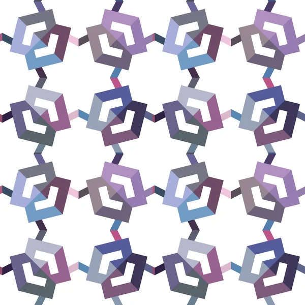 Patrón Ornamental Abstracto Impresión Geométrica Sin Costuras — Vector de stock