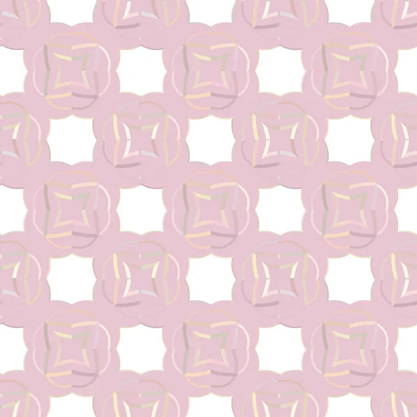 Nahtlose Geometrische Ornamentale Muster Abstrakte Illusion Hintergrund — Stockvektor