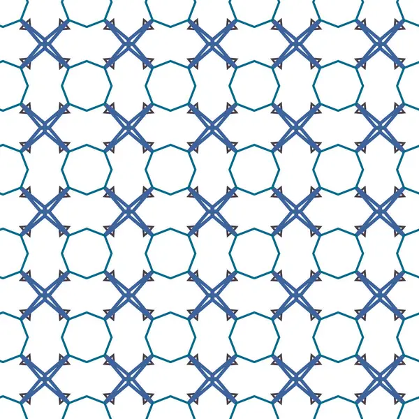 Design Vetorial Geométrico Moderno Ilustração Padrão Sem Costura —  Vetores de Stock