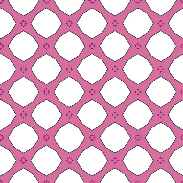 Patrón Ornamental Geométrico Sin Costuras Fondo Ilusión Abstracta — Archivo Imágenes Vectoriales
