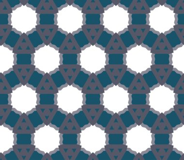 Modern geometrik vektör tasarımı, kusursuz desen çizimi