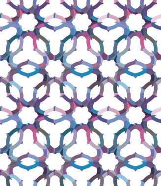 Kusursuz geometrik süslemeli desen, soyut illüzyon arka planı   