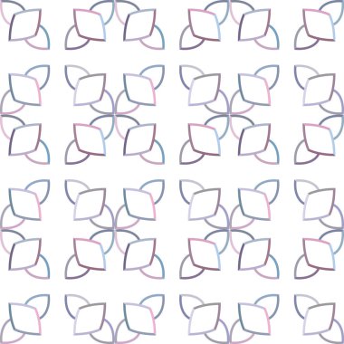 Modern geometrik vektör tasarımı, kusursuz desen çizimi