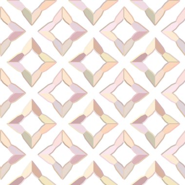 Modern geometrik vektör tasarımı, kusursuz desen çizimi