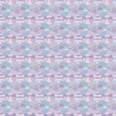 Modern geometrik vektör tasarımı, kusursuz desen çizimi