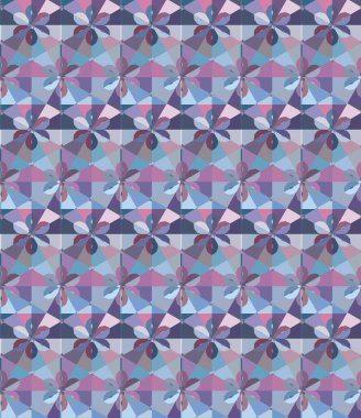 Modern geometrik vektör tasarımı, kusursuz desen çizimi