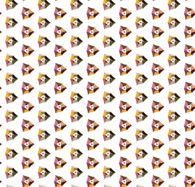 Kusursuz geometrik süslemeli desen, soyut illüzyon arka planı