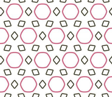 Soyut geometrik şablonun vektör çizimi