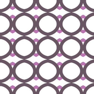 Modern geometrik vektör tasarımı, kusursuz desen çizimi