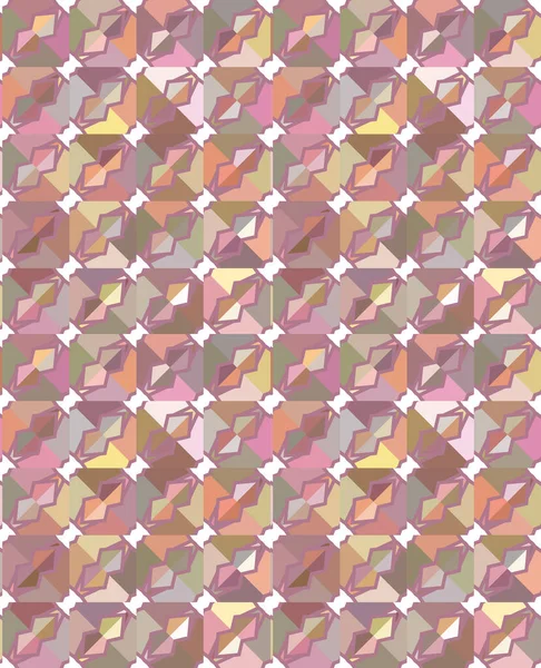 Patrón Ornamental Geométrico Sin Costuras Fondo Ilusión Abstracta — Archivo Imágenes Vectoriales